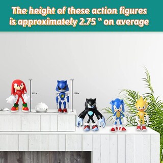 Foto 2 | Foto 2 | Figuras De Acción Rocfar Sonic The Hedgehog 12 Cm Paquete De 5 - Venta Internacional.