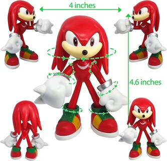 Foto 4 | Foto 4 | Figuras De Acción Rocfar Sonic The Hedgehog 12 Cm Paquete De 5 - Venta Internacional.