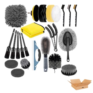 Foto 1 | Foto 1 | Kit De Limpieza De Coche Belug Con Cepillo Eléctrico De 23 Piezas Gris