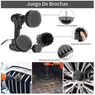 Foto 2 | Foto 2 | Kit De Limpieza De Coche Belug Con Cepillo Eléctrico De 23 Piezas Gris