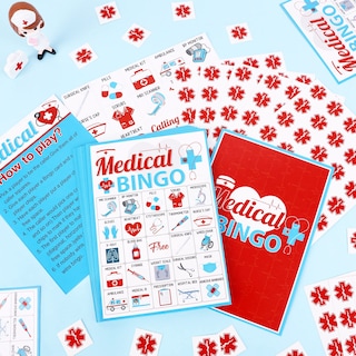 Foto 2 | Foto 2 | Juegos De Fiesta De Graduación De Enfermeras Cheereveal Bingo 24 Cartas 2024 - Venta Internacional.