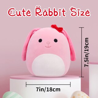 Foto 5 | Foto 5 | Almohada De Peluche Chudatom Bonito Conejo De Peluche Rosa - Venta Internacional.