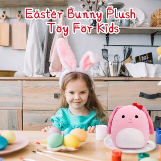 Foto 6 | Foto 6 | Almohada De Peluche Chudatom Bonito Conejo De Peluche Rosa - Venta Internacional.