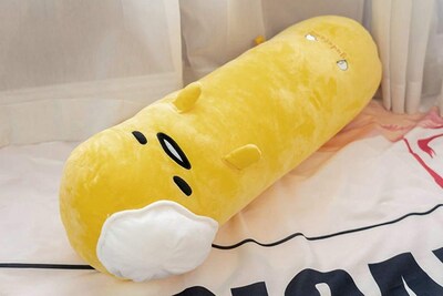 Foto 4 | Foto 4 | Cojín De Peluche Futurecos Bonito Huevo Largo Amarillo 68 Cm - Venta Internacional.