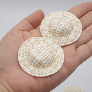 Foto 2 | Foto 2 | Sombreros Para Muñecas En Miniatura Foiburely 20 Unidades Tejidos De Paja De Imitación - Venta Internacional.