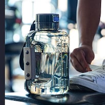 Botella De Agua De Hidrógeno Gugxiom Portátil De 1 5 Litros De Capacidad Color Beige - Venta Internacional.