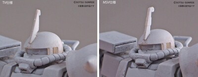 Foto 5 | Foto 5 | Figura De Acción Bandai Hobby Hguc Ms-06r-1a Zaku Ii 1/144 - Venta Internacional.