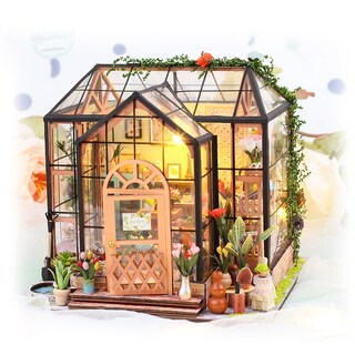 Foto 1 | Foto 1 | Kit De Casa De Muñecas En Miniatura Casa De Muñecas Gugxiom Flower House Escala 1:24 - Venta Internacional.