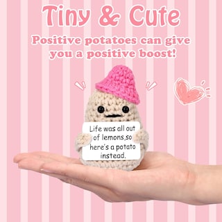 Foto 4 | Foto 4 | Lana De Punto Toy Draupnir Positive Potato Con Tarjeta Positiva - Venta Internacional.