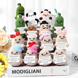 Foto 5 | Foto 5 | Lana De Punto Toy Draupnir Positive Potato Con Tarjeta Positiva - Venta Internacional.