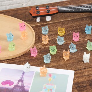 Foto 3 | Foto 3 | Figuras De Gato En Miniatura Xihircd Luminous 60 Unidades 2 Estilos - Venta Internacional.