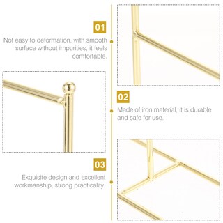 Foto 4 | Foto 4 | Perchero Zerodeko Para Muñecas Color Dorado 25 X 21 X 6 Cm - Venta Internacional.