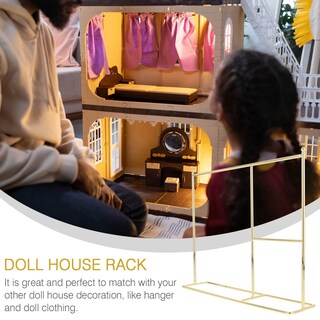 Foto 7 | Foto 7 | Perchero Zerodeko Para Muñecas Color Dorado 25 X 21 X 6 Cm - Venta Internacional.