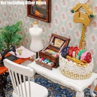 Foto 7 | Foto 7 | Caja De Coser En Miniatura Odoria 1/12 Para Decoración De Casa De Muñecas - Venta Internacional.