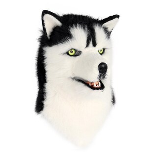 Foto 2 | Foto 2 | Disfraz De Piel Sintética De Felpa Con Cabeza De Perro Y Lobo Para Fiesta De Halloween - Venta Internacional.