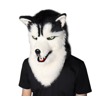 Foto 4 | Foto 4 | Disfraz De Piel Sintética De Felpa Con Cabeza De Perro Y Lobo Para Fiesta De Halloween - Venta Internacional.