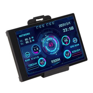 Foto 1 | Foto 1 | Pantalla De Visualización De Temperatura Para Pc Heayzoki 3.5 Pulgadas Ips Usb - Venta Internacional.