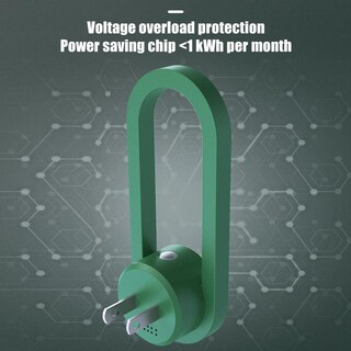 Foto 6 | Foto 6 | Lámpara Eléctrica Para Mosquitos Mrisata Eliminadora De Insectos Color Verde Claro - Venta Internacional.