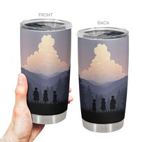 Taza De Café Tumbler Oasisdream De Acero Inoxidable 600 Ml - Venta Internacional.