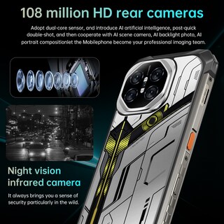 Foto 3 | Foto 3 | Smartphone Stqc X27 Ultra 16 Gb De Ram + 1 Tb De Almacenamiento Ip68 Verde - Venta Internacional.