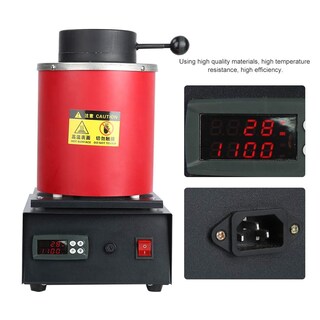 Foto 6 | Foto 6 | Horno De Fusión De Oro Rocket De 1/2 Kg Eléctrico Digital Automático - Venta Internacional.