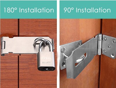 Foto 6 | Foto 6 | Candado De Acero Inoxidable Tiberham Heavy Duty Con Tornillos - Venta Internacional.