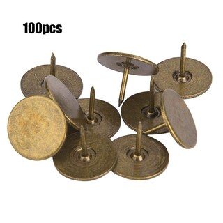 Foto 3 | Foto 3 | Upholstery Nail Garosa Plancha De Bronce Cian Con Cabeza Plana 100 Unidades - Venta Internacional.