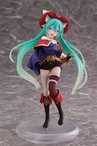 Figura Taito Hatsune Miku Wonderland Con Botas Con Soporte - Venta Internacional.