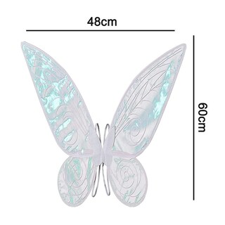 Foto 5 | Foto 5 | Disfraz De Alas De Hada Transparentes Y Brillantes Para Niños Y Niñas - Venta Internacional.