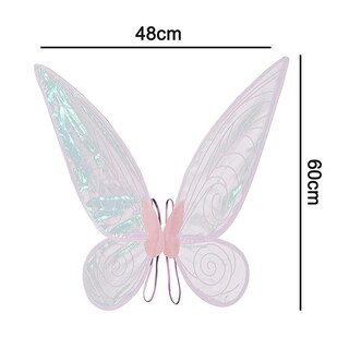 Foto 5 | Foto 5 | Disfraz De Alas De Hada Transparentes Y Brillantes Para Niños Y Niñas - Venta Internacional.