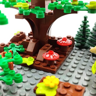 Foto 3 | Foto 3 | Juego De Plantas Con Paisajes Botánicos Building Block Parts De Juguete Zhx - Venta Internacional.