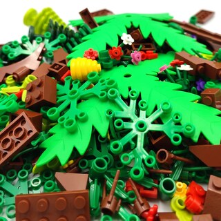 Foto 6 | Foto 6 | Juego De Plantas Con Paisajes Botánicos Building Block Parts De Juguete Zhx - Venta Internacional.