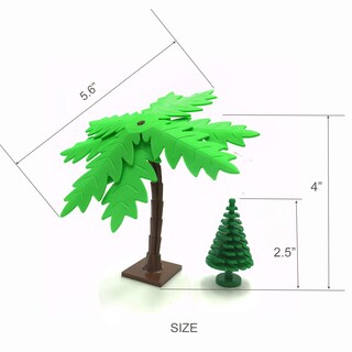 Foto 7 | Foto 7 | Juego De Plantas Con Paisajes Botánicos Building Block Parts De Juguete Zhx - Venta Internacional.