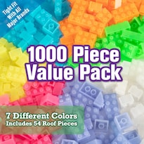 Juego De Bloques De Construcción De 1000 Piezas Que Brillan En La Oscuridad - Venta Internacional.