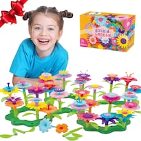 Juego De Juguetes De Construcción Kunmark Flower Garden Blocks 98 Piezas Para Niños - Venta Internacional.
