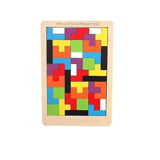 Foto 1 | Foto 1 | Juguete Tetris Con Bloques De Construcción Qian Wooden El Para Niños De 2 A 7 Años - Venta Internacional.