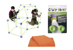 Combo Fort Building Toy Crazy Forts Morado Con Luces 69 Piezas - Venta Internacional.