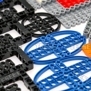 Foto 3 | Foto 3 | Building Blocks Teese 282pcs Technic-beam-frame Con Rotor - Venta Internacional.