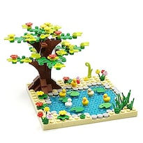 Set De Construcción Dspitwod Botanical Garden Pond Con Minifigura - Venta Internacional.