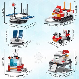 Foto 5 | Foto 5 | Bloque De Construcción: Toy Sitodier Space Exploration Shuttle 1008 Piezas - Venta Internacional.