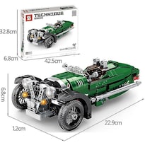 Building Blocks Jiazhi Juggernaut Hurricane Sports Car 527pcs - Venta Internacional.