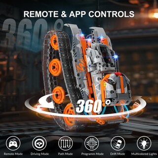 Foto 3 | Foto 3 | Kit De Construcción De Robots Yoifoy Con Control Remoto Y Por Aplicación 434 Piezas - Venta Internacional.