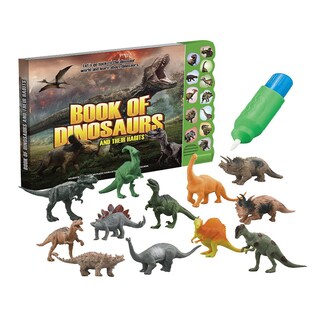 Foto 3 | Foto 3 | Cepillo De Lectura Con Punta De Dinosaurio Para Educación Temprana 2 En 1 - Venta Internacional.