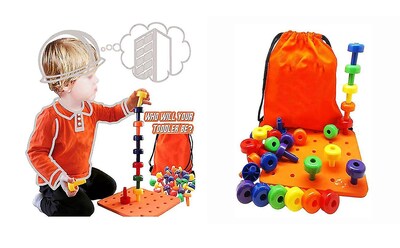 Foto 2 | Foto 2 | Juguete De Construcción Perforado Para El Desarrollo Intelectual De Los Niños - Venta Internacional.