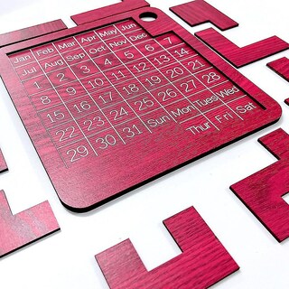 Foto 2 | Foto 2 | Rompecabezas Con Calendario Compatible Con El Mes El Día Y La Semana - Venta Internacional.