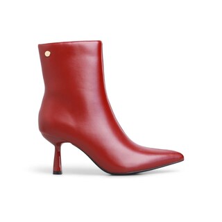 Foto 1 | Foto 1 | Botín Mada Galcy Rojo Acabado En Punta