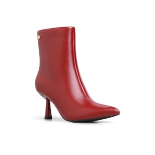 Foto 2 | Foto 2 | Botín Mada Galcy Rojo Acabado En Punta