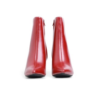 Foto 3 | Foto 3 | Botín Mada Galcy Rojo Acabado En Punta