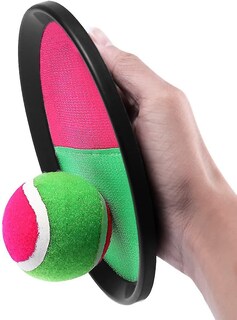 Foto 3 | Foto 3 | Set De Juego Catch Ball Con Velcro Sunrain Con 2 Bates Y 1 Pelota - Venta Internacional.