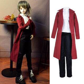 Foto 1 | Foto 1 | Set De Ropa Eva Bjd Para Muñecas 1/3 Bjd Para Hombre Y Niño De 60 Cm (rojo) - Venta Internacional.